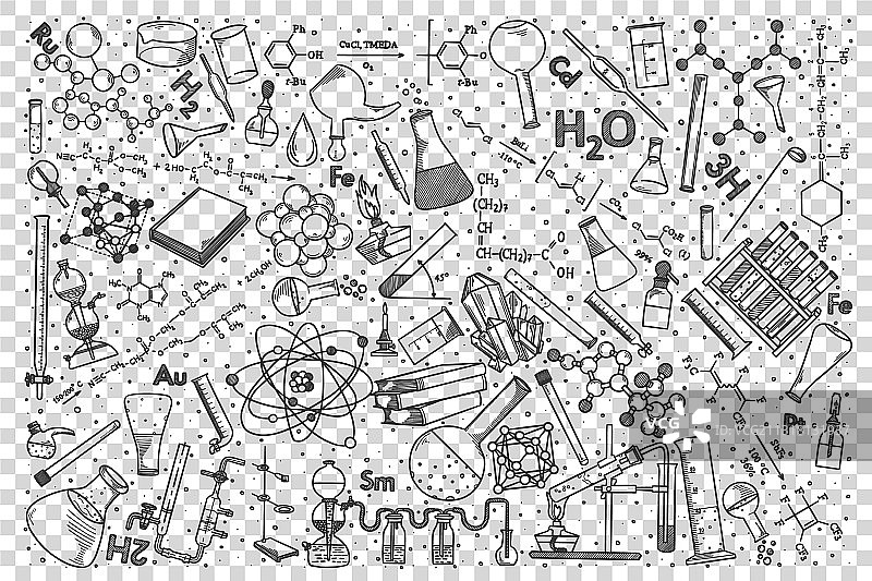 化学涂鸦合集图片素材
