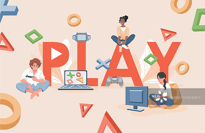 视频播放文字banner模板图片素材