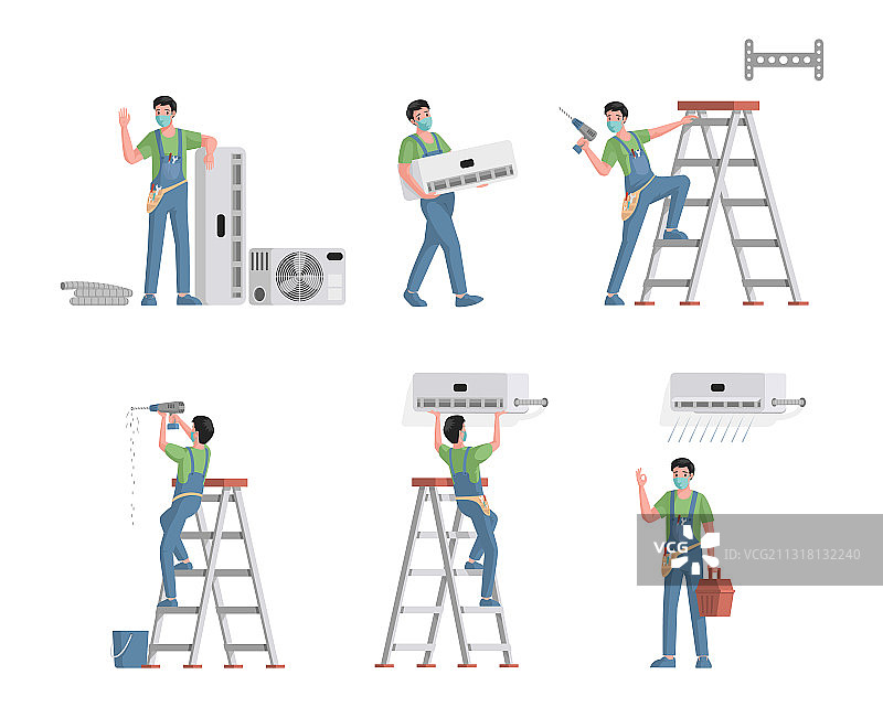 空调维修安装素材图片素材