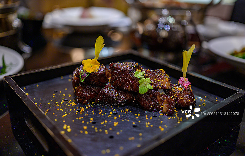 橙香脆片牛肉图片素材