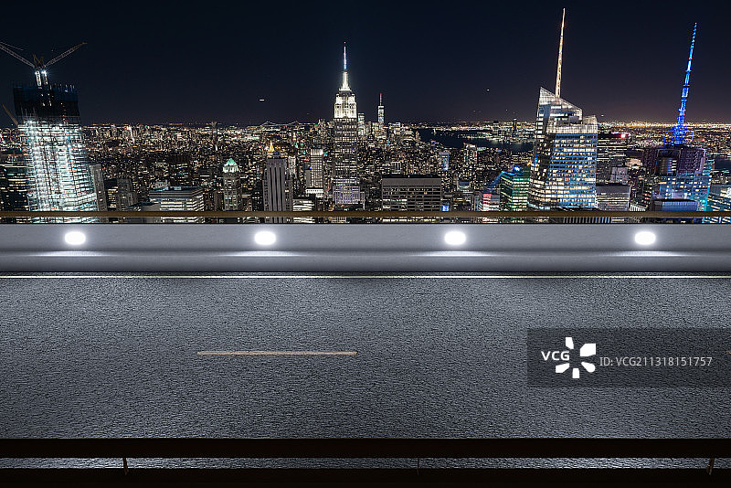 纽约高架路图片素材