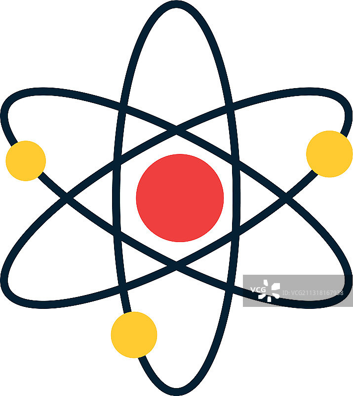 原子图标图片扁平风格图片素材
