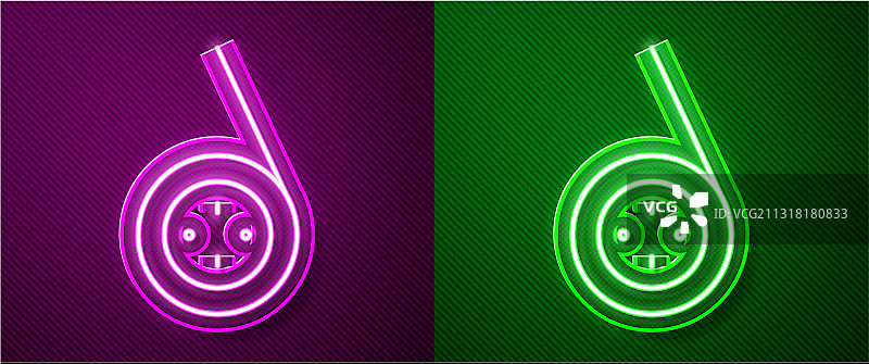 发光霓虹灯溜溜球玩具图标图片素材