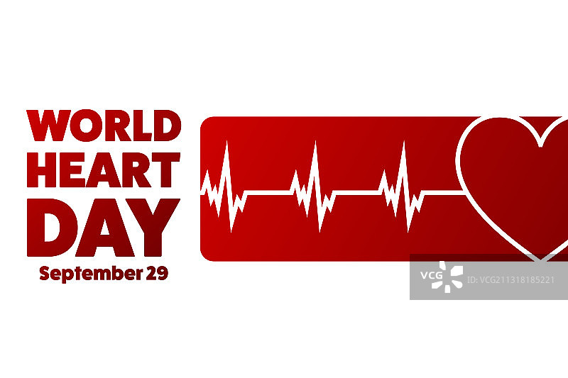 9月29日世界心脏日节日概念图片素材