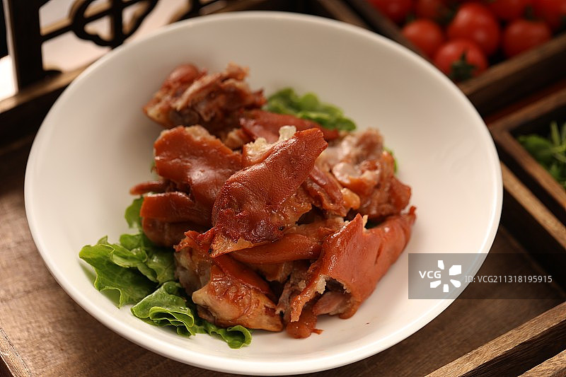 卤水猪蹄图片素材