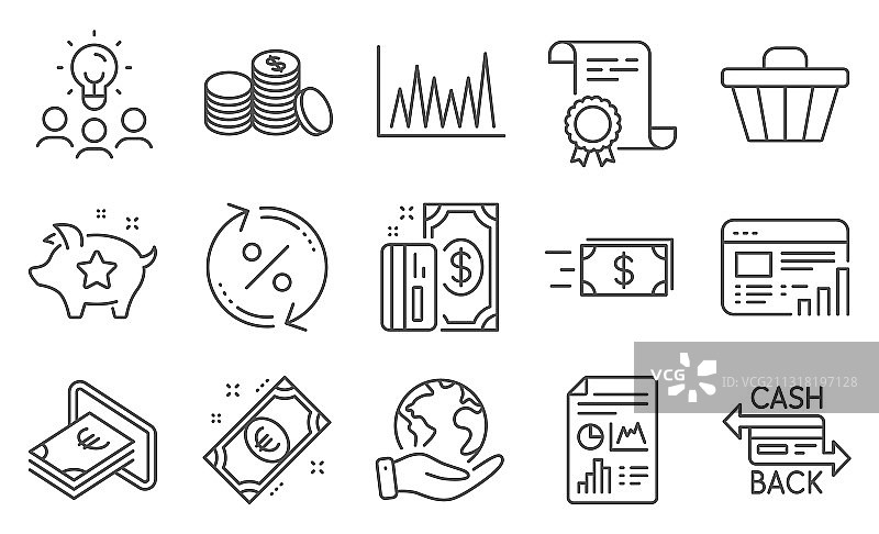 会员积分等金融图标图片素材