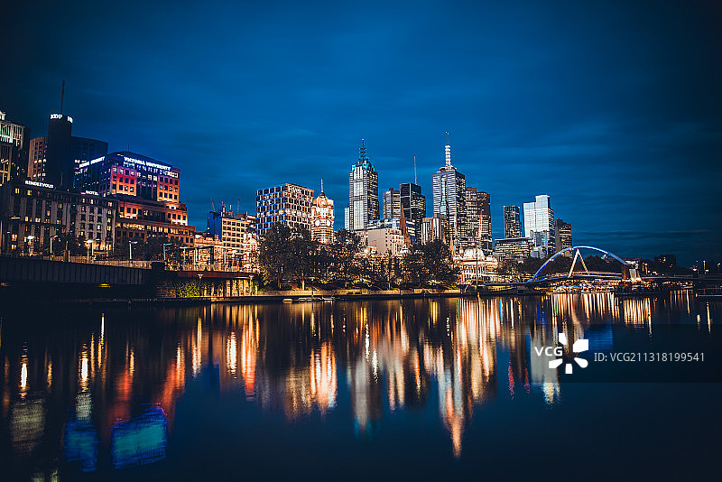 墨尔本雅拉河图片素材