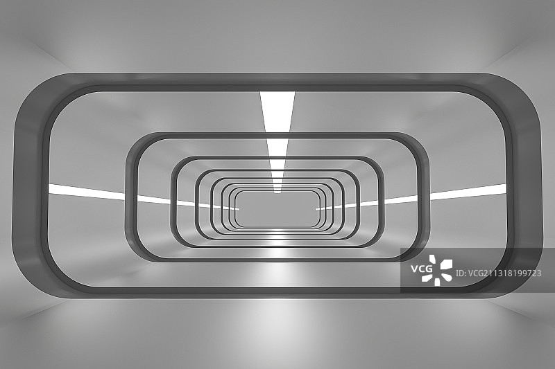 未来，隧道，太空，空的，背景图片素材