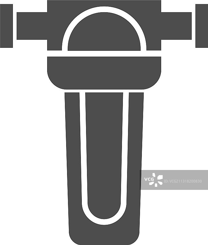 水管剪影图标图片素材