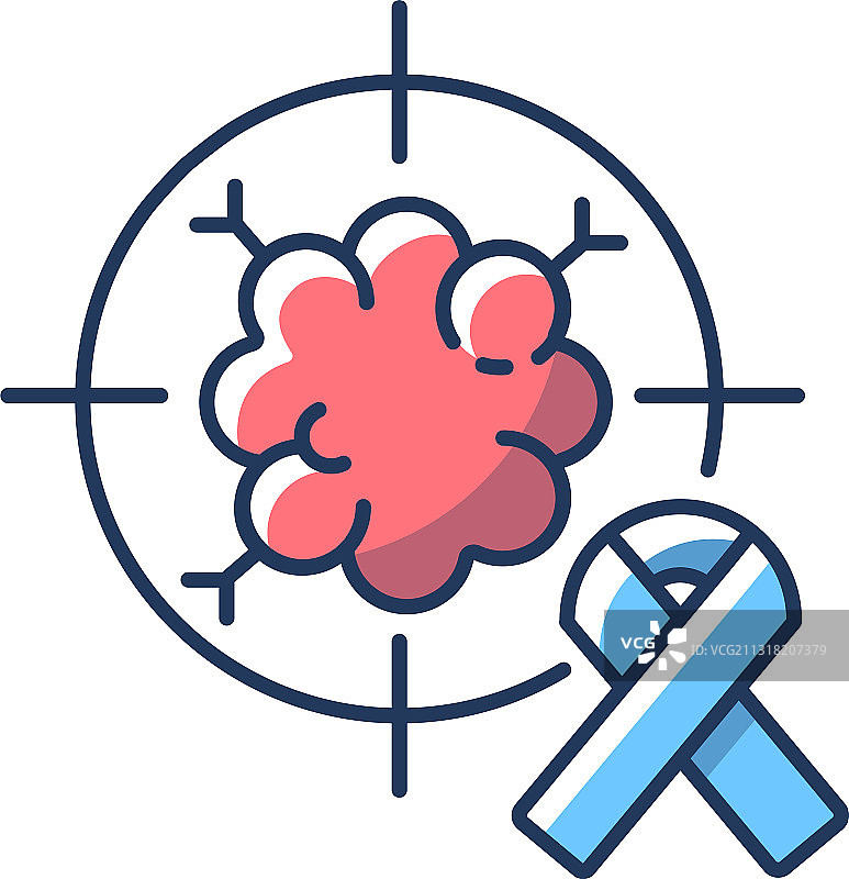 肿瘤科RGB颜色图标图片素材