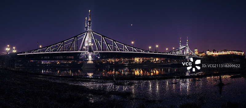 康桥夜色图片素材