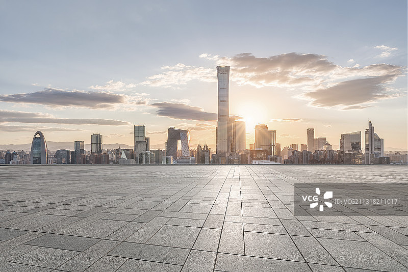 城市现代建筑广场平台图片素材