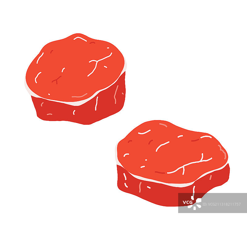 牛里脊肉或嫩腰肉生鲜肉图片素材