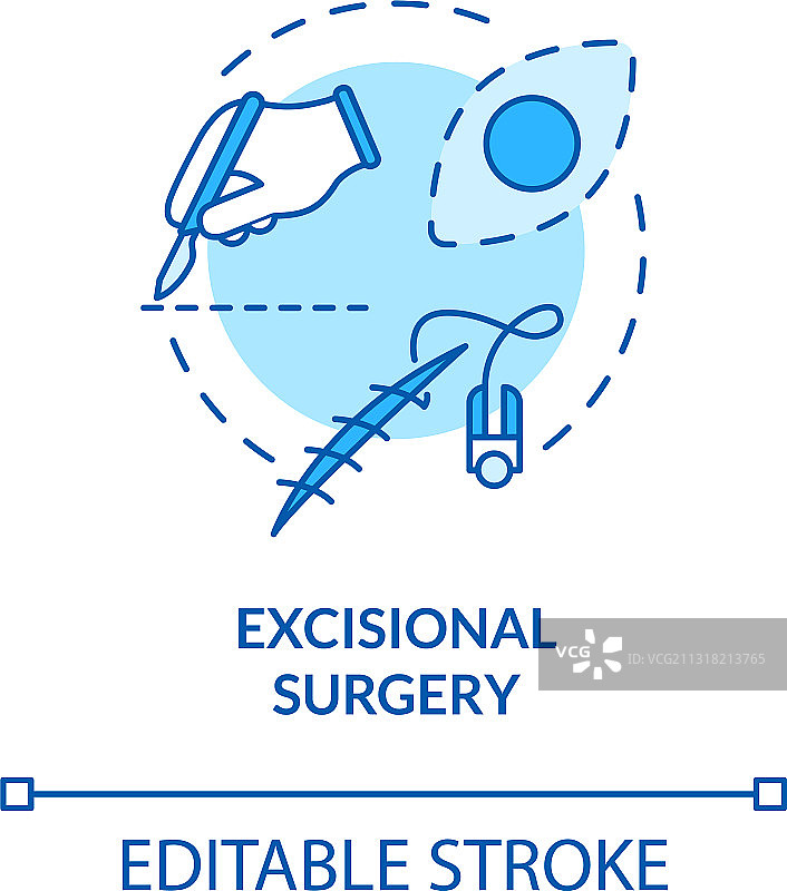切除手术概念图标图片素材