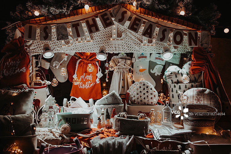 圣诞星星集市图片素材