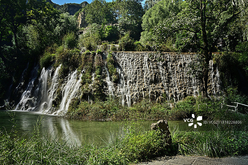 河北省石家庄市平山县沕沕水景区图片素材