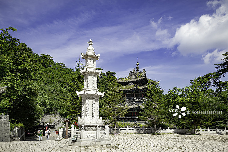 千山大佛寺景区弥勒道场图片素材