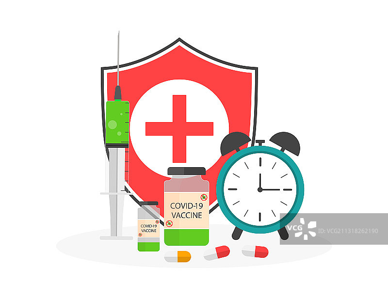 免疫防护疫苗注射器图片素材
