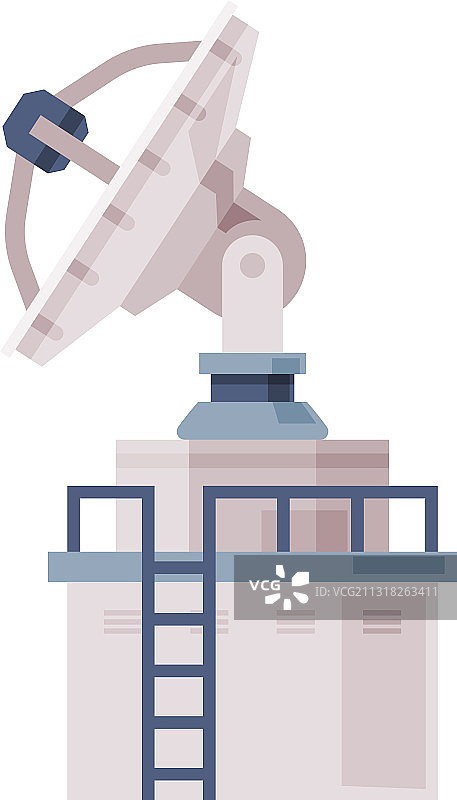 广播通信卫星天线图片素材