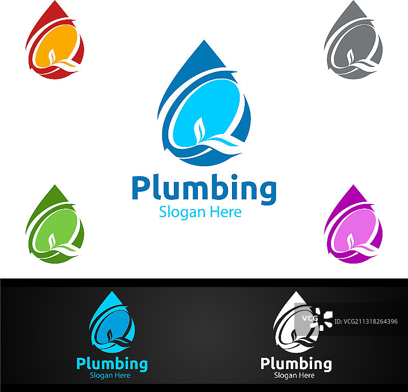 水管维修房屋概念标志图片素材