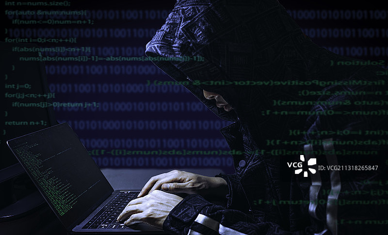 互联网，黑客，罪犯，程序员，编码，网络安全图片素材