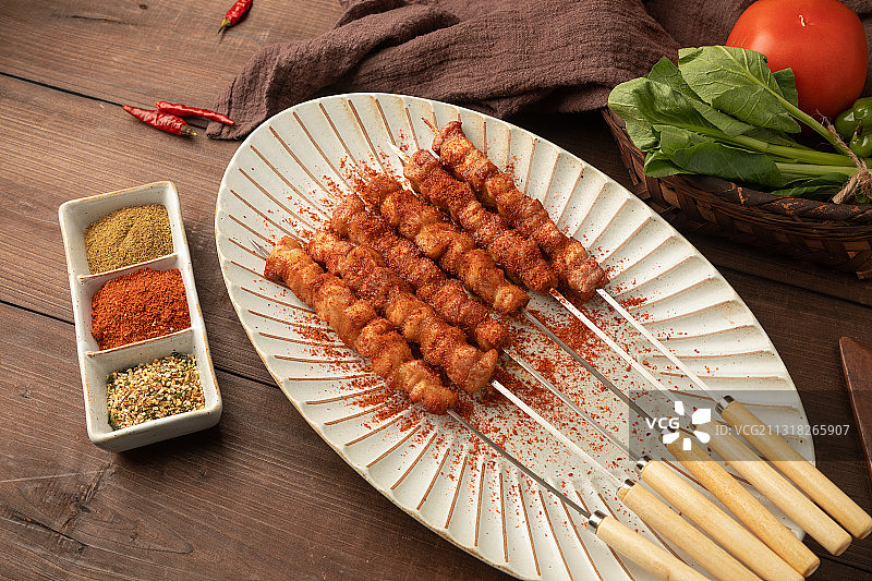 新疆羊肉串图片素材