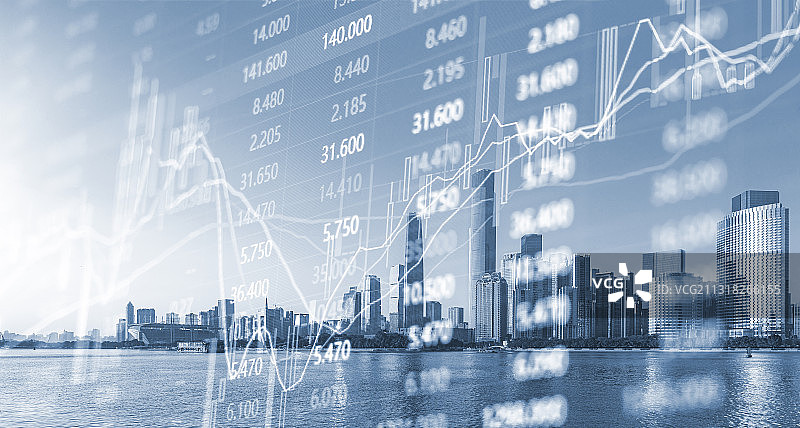 现场商务建筑与金融股市证券概念图片素材