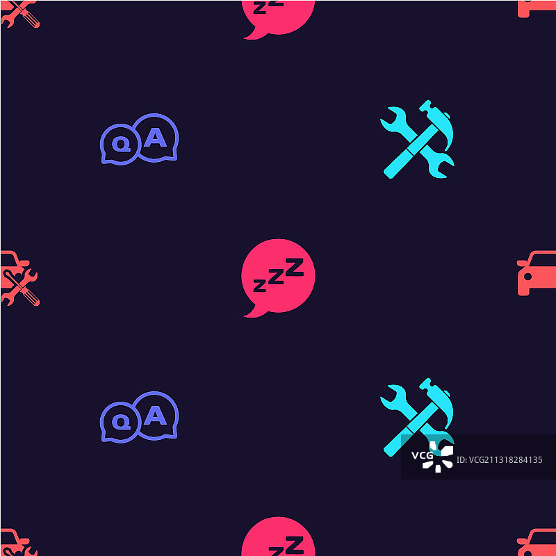 锤子和扳手交叉问答图片素材