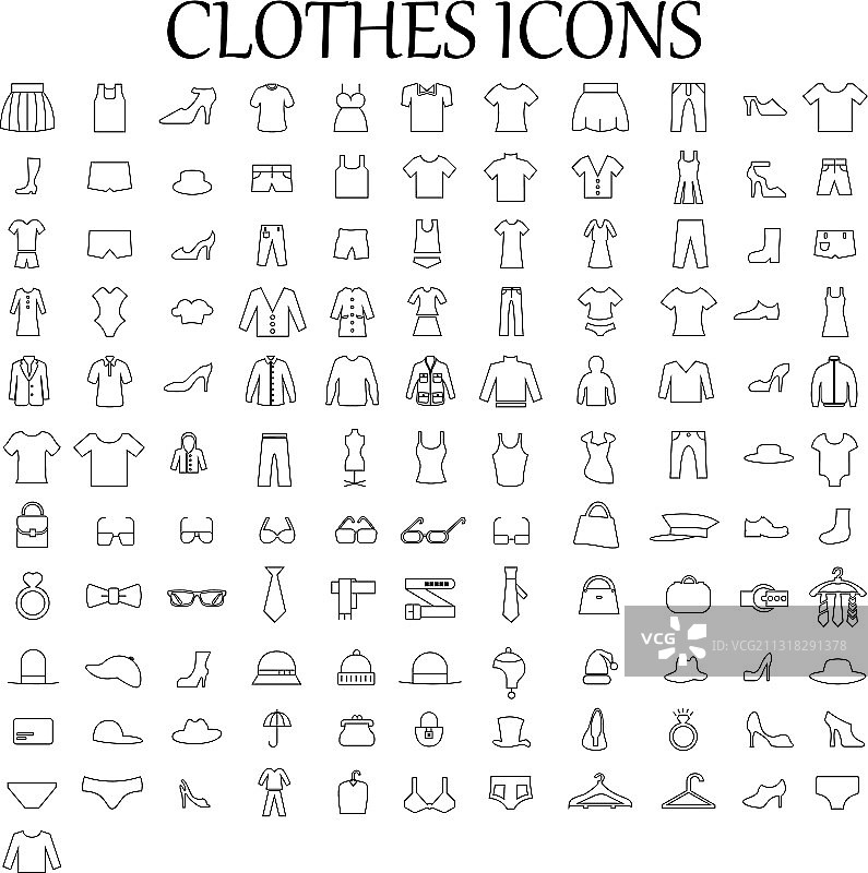 衣服图标图片素材