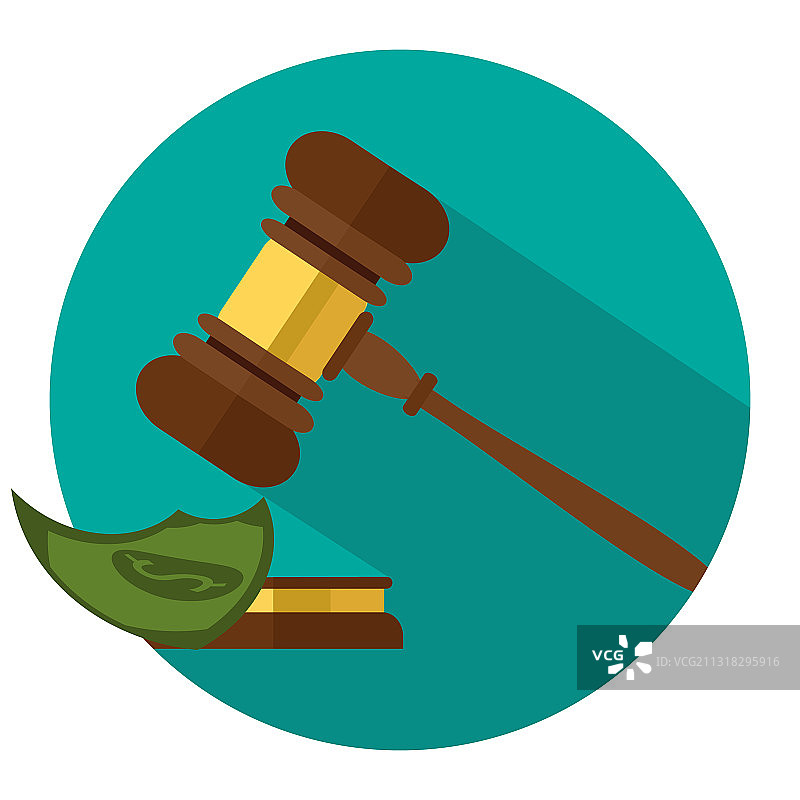 木制法官 gavel 锤子图片素材