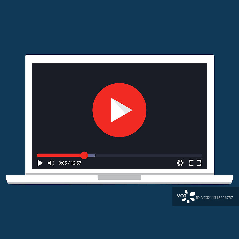 在线视频流媒体概念图片素材