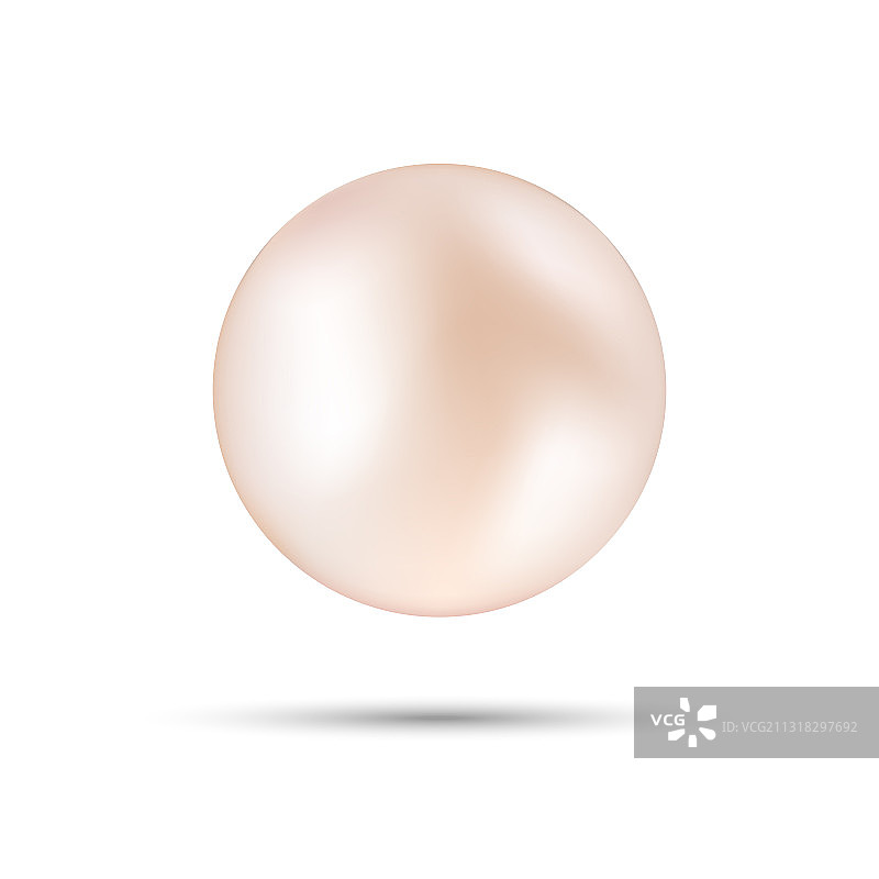 带灯光效果的闪亮天然玫瑰色海珍珠图片素材