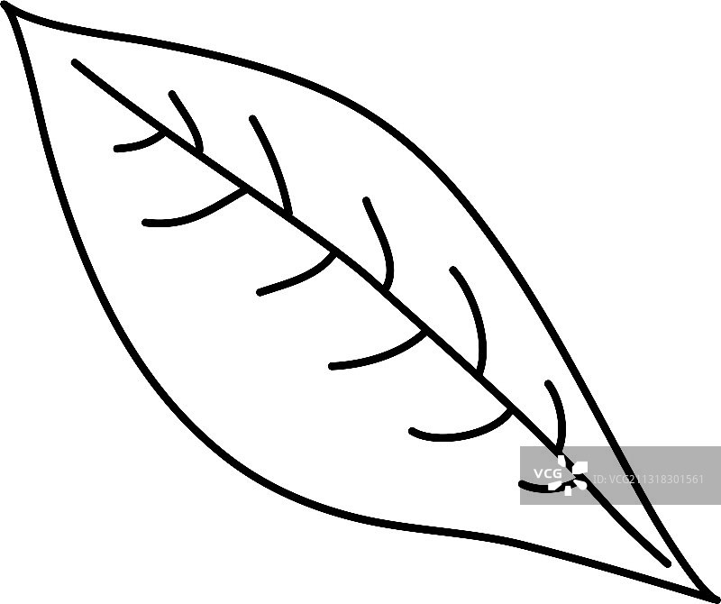 树叶自然植物生态图标图片素材