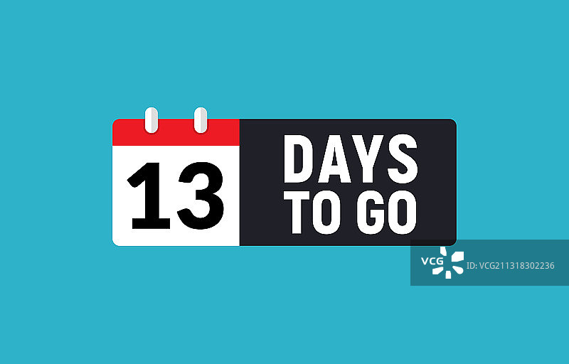 倒计时13天图标图片素材