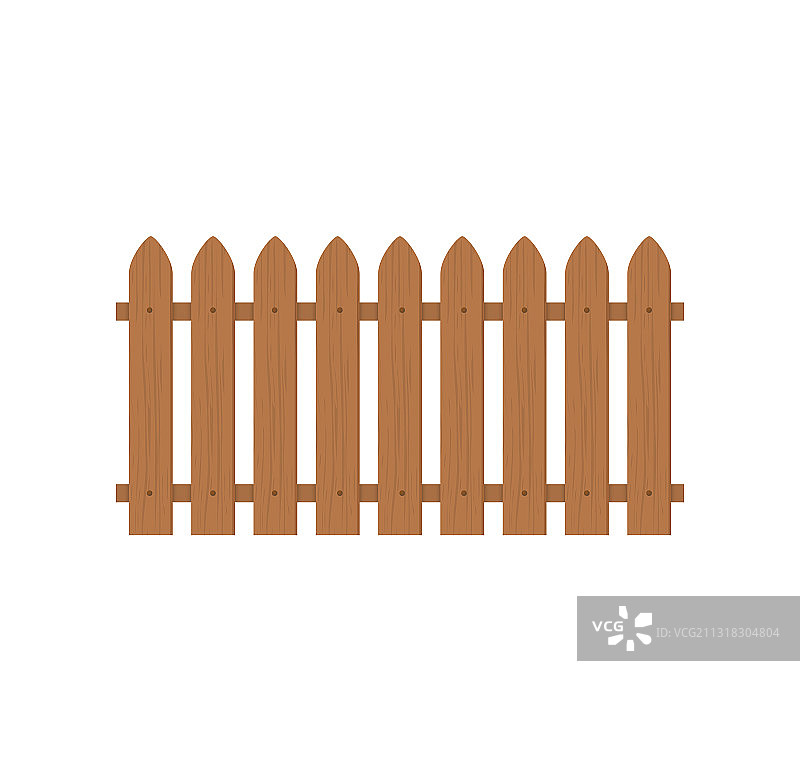 木栅栏图标农场木墙院卡通图片素材