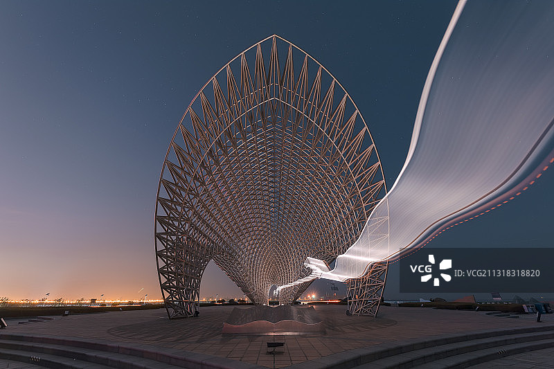 上海市浦东新区临港南汇嘴观海公园图片素材