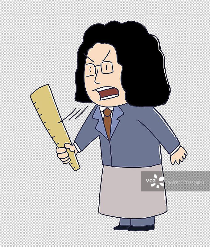 元素：严厉的老师图片素材
