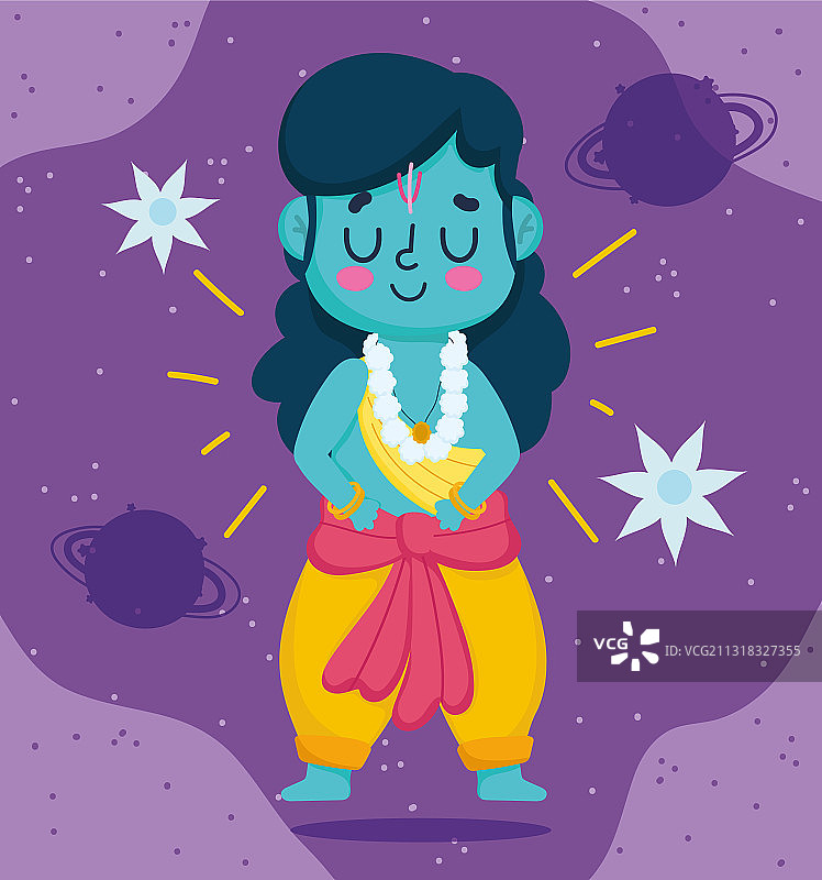 印度罗摩神杜赛拉节图片素材