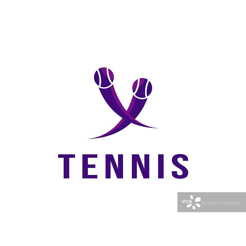 网球运动图标标志模板图片素材