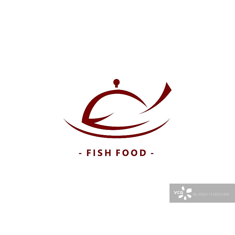 鱼食Logo符号图片素材