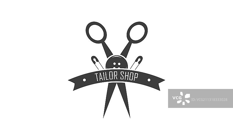 裁缝店logo时尚手工logo图片素材