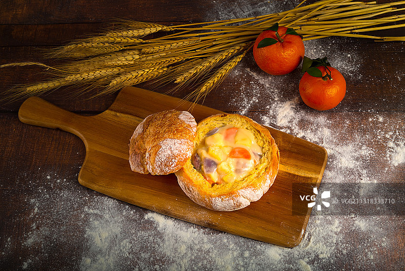 田园面包图片素材