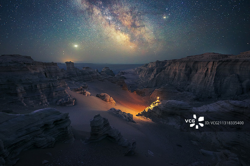 大海道的夜晚图片素材