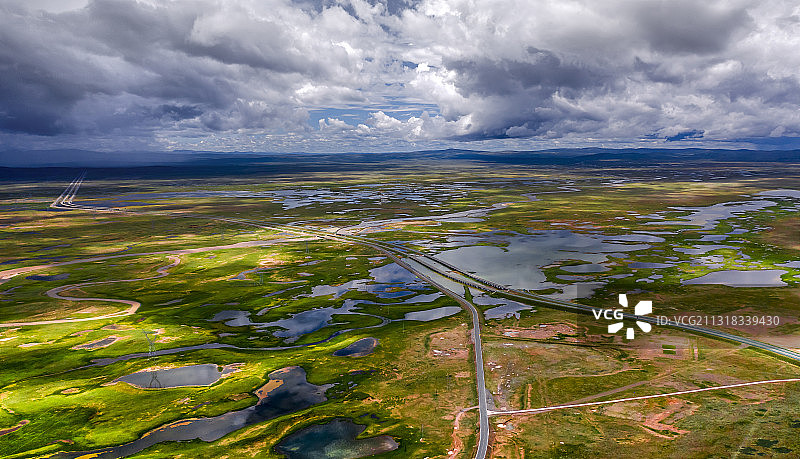 黄河源湿地风光图片素材