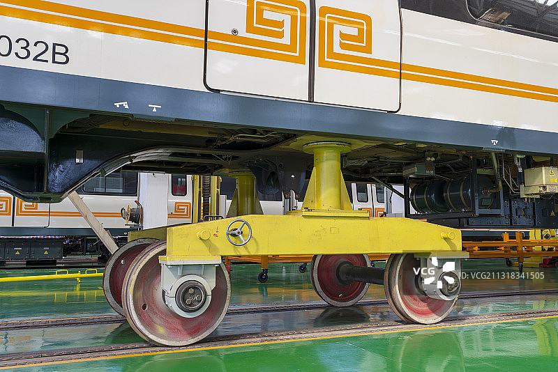 工艺转向架、地铁、火车、高铁列车工艺转向架图片素材