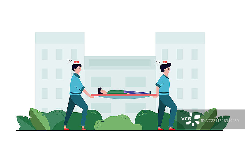 医疗团队合作互助概念图片素材