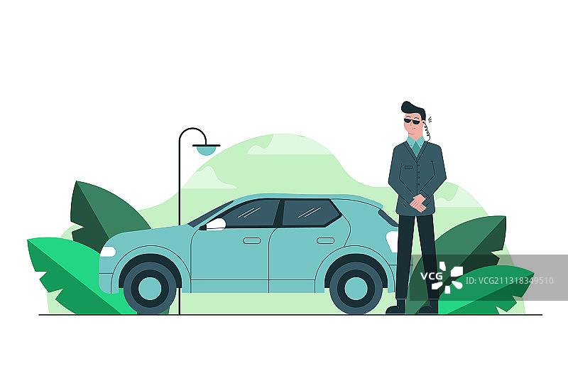 商业安全工作概念图片素材