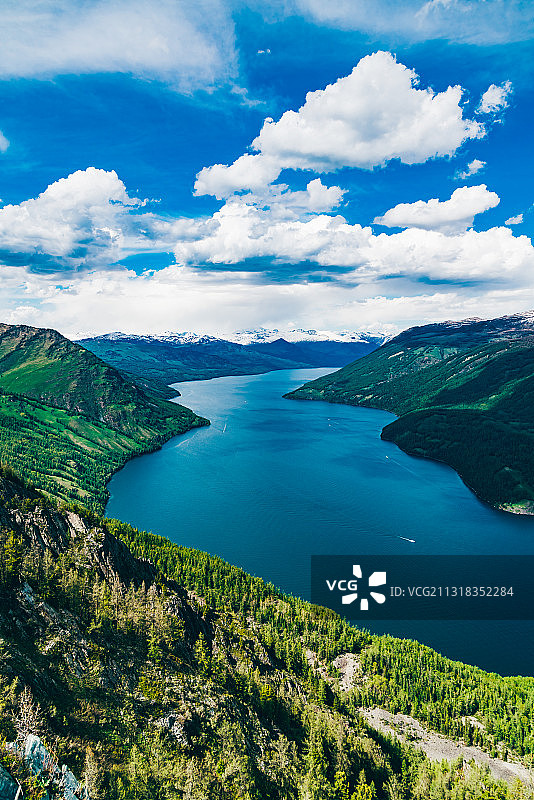 新疆喀纳斯景区风光图片素材