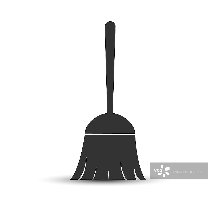 创意设计的简约扫帚图片素材