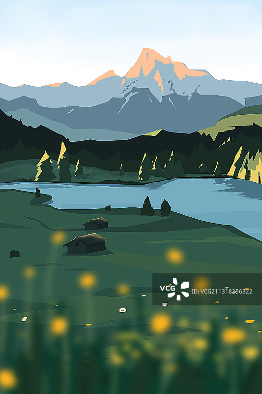 春季景色图片素材